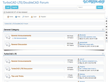 Tablet Screenshot of forums.doublecad.com